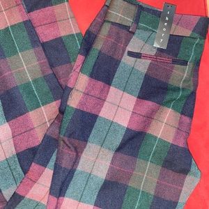 Theory plaid pants